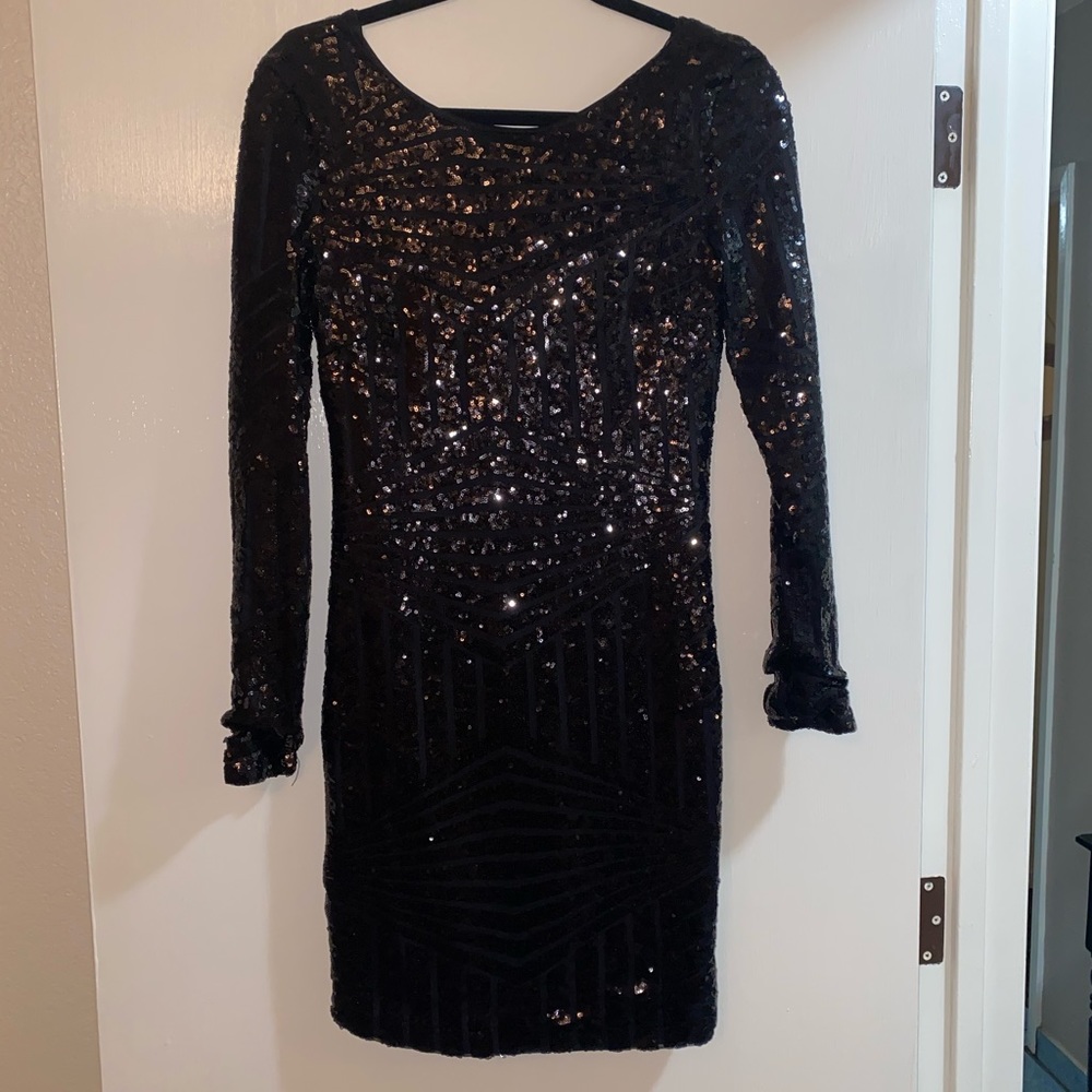 Tight fitted sequence dress